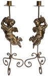 Donald Trump Personally Owned Candlesticks -- Displayed on the Dinner Table at the Trump Tower Residence During His Marriage to Marla Maples